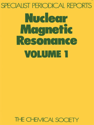 cover image of Nuclear Magnetic Resonance, Volume 1